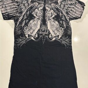 Sinful Black Angel Graphic Tee